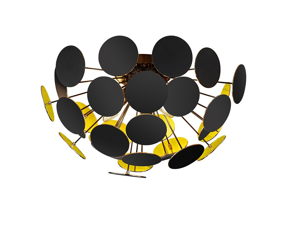 Plafonnier design en métal vintage, D.54 , DISCALGO