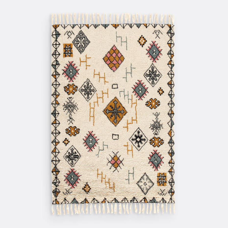 Tapis style berbère en laine, Jalna