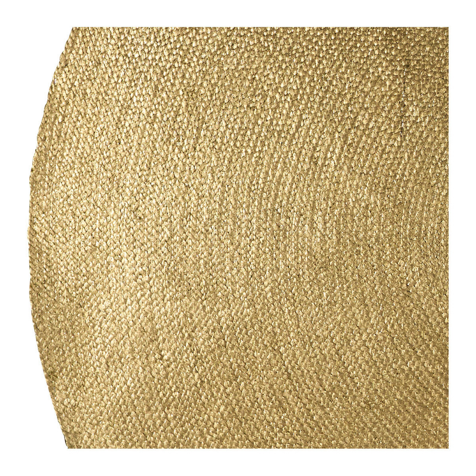 Tapis rond en jute