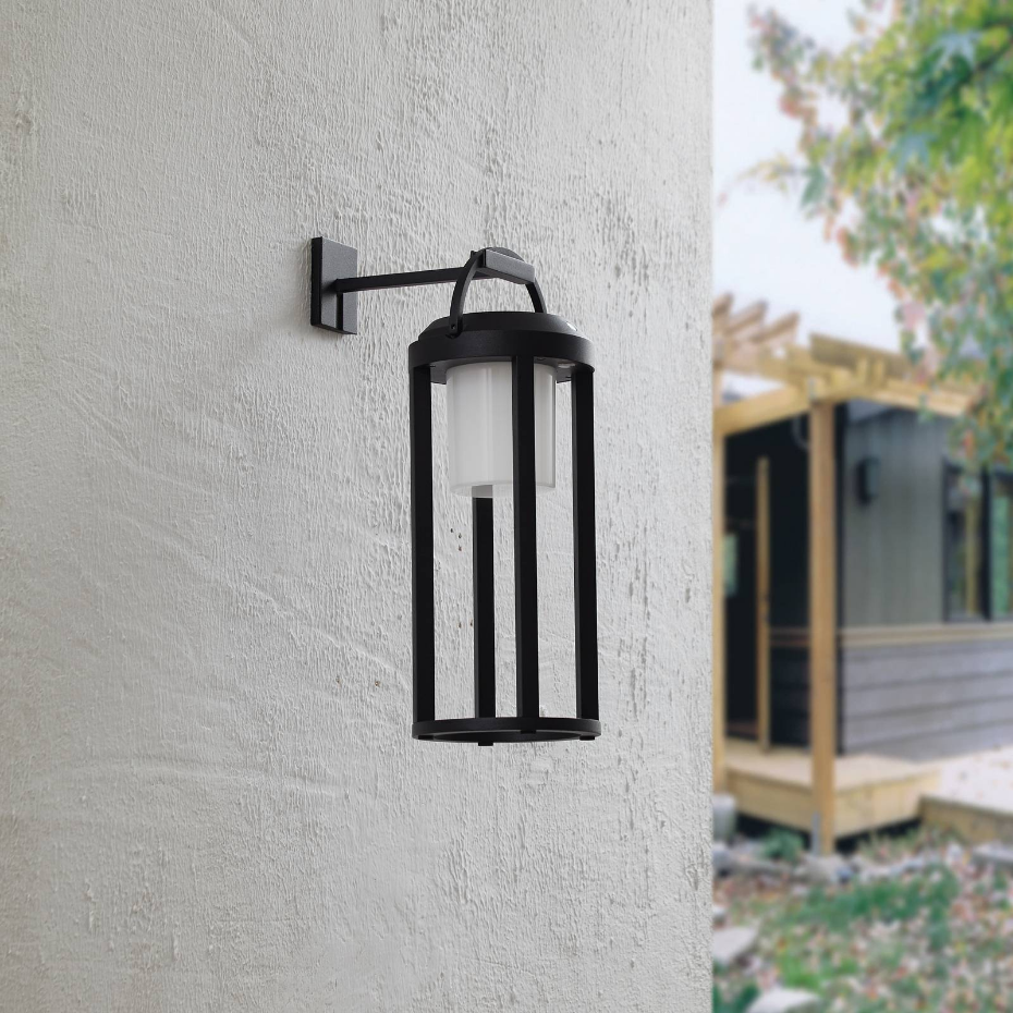 Lampe solaire extérieure en aluminiumLED