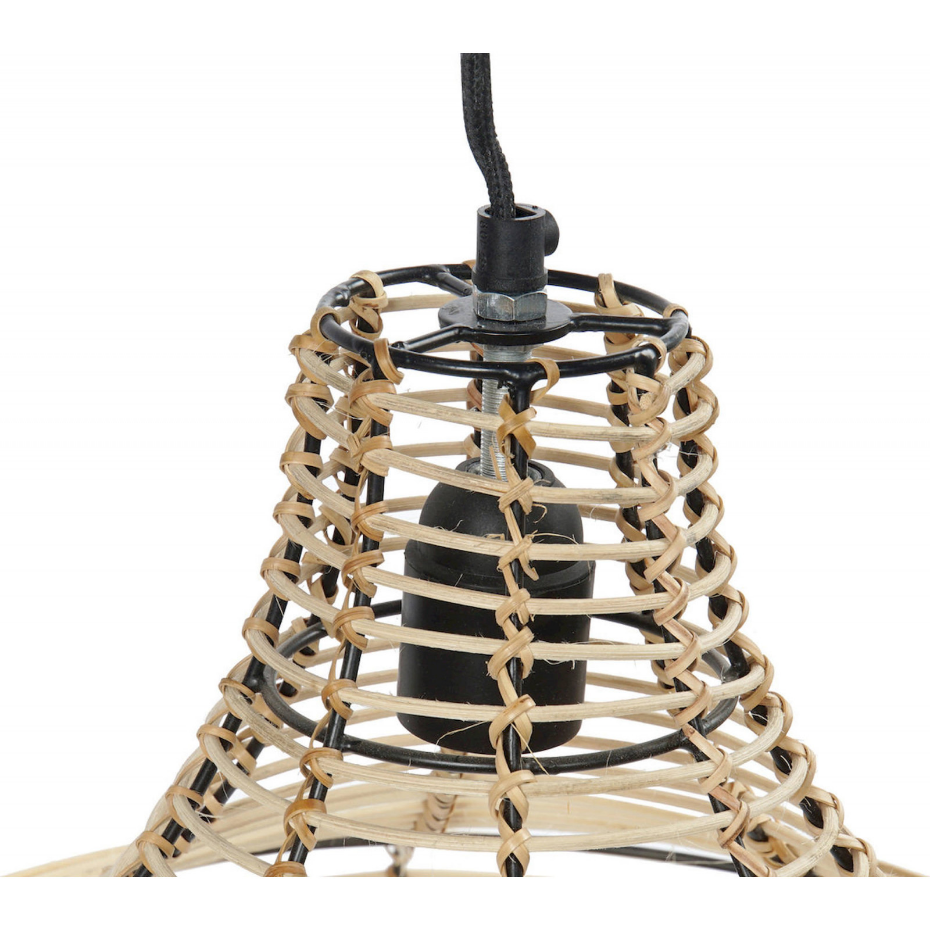 Suspension en jute et métal Colonial jute natural