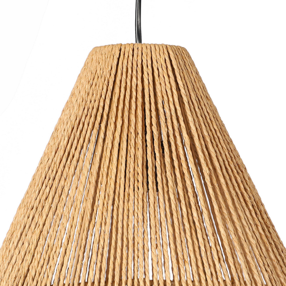Suspension en corde 30x30x33cm