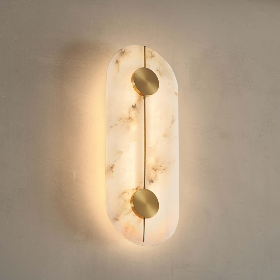 Applique LED marbre naturel - CALIZIA