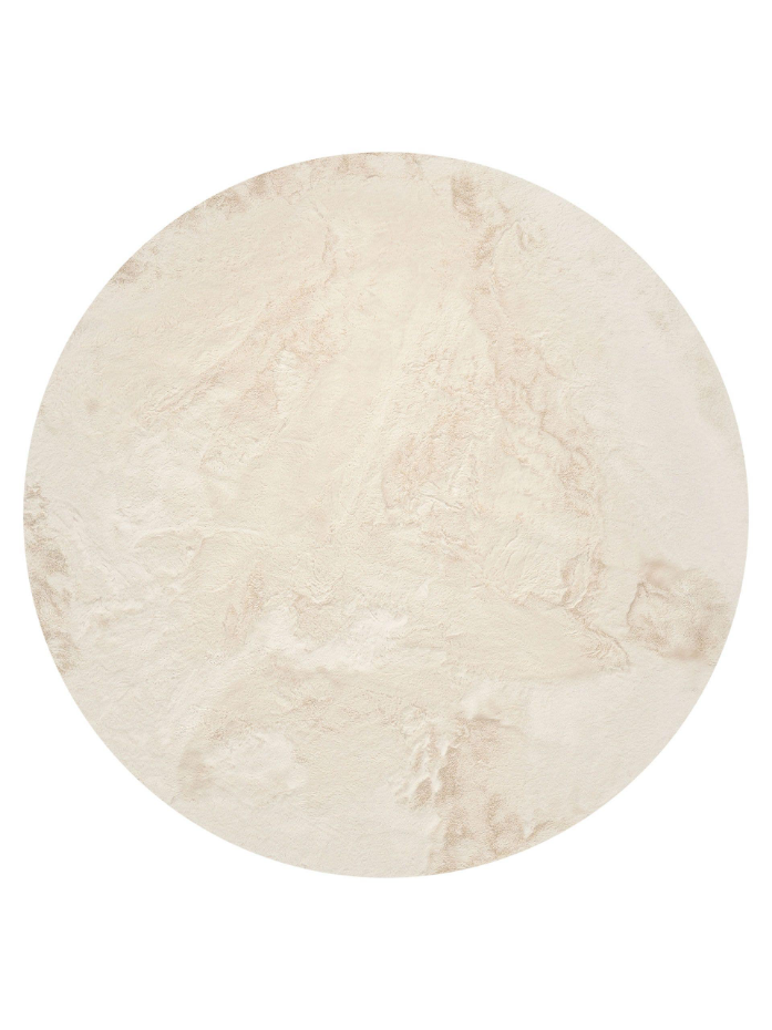 Tapis rond imitation fourrure DAVE