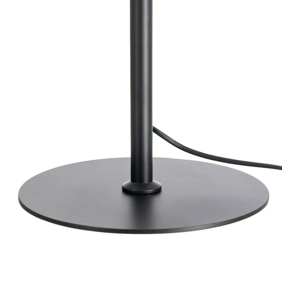 Lampadaire design double en métal noir 40.5x25x142.5cm