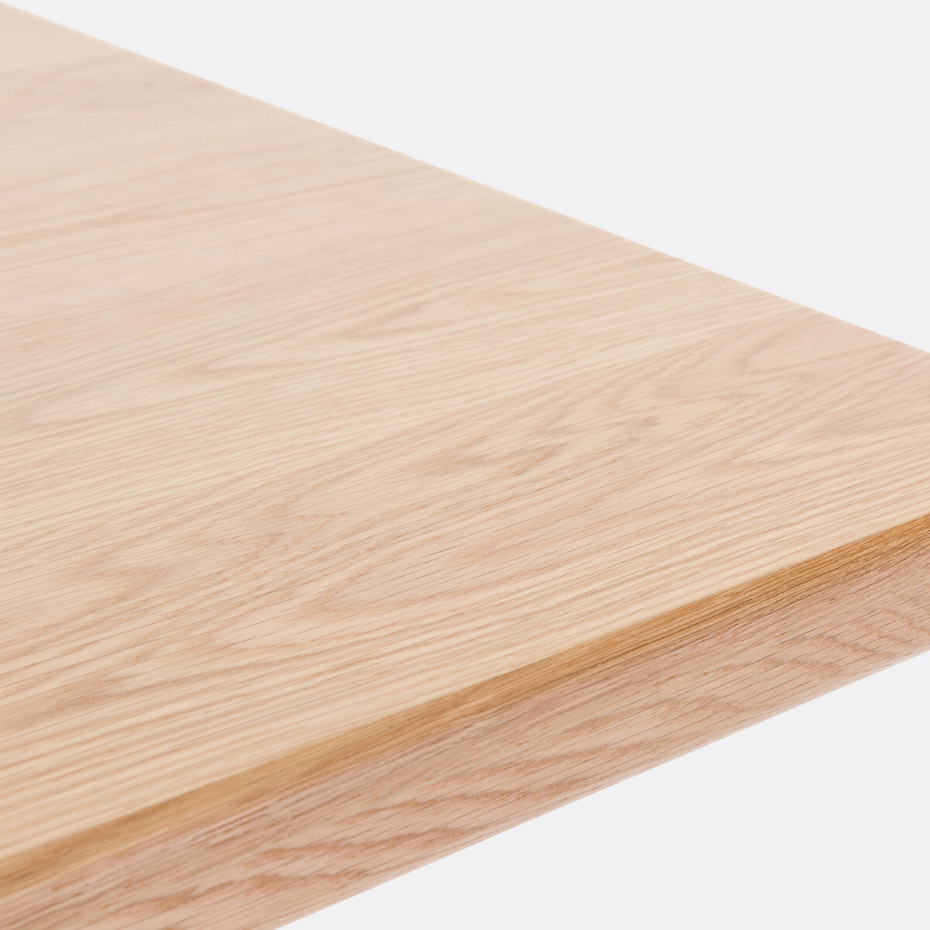 Table à manger, rectangulaire, chêne et plaqué, 6 à 8 couverts, DOUVE