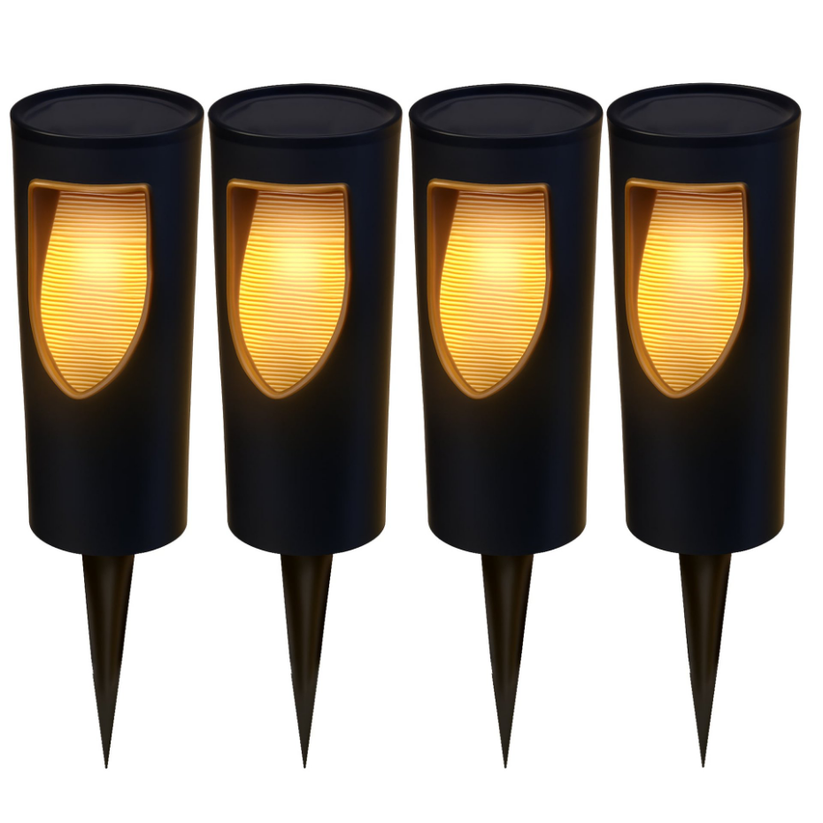 6 balises solaires à piquer GRILLY H34cm