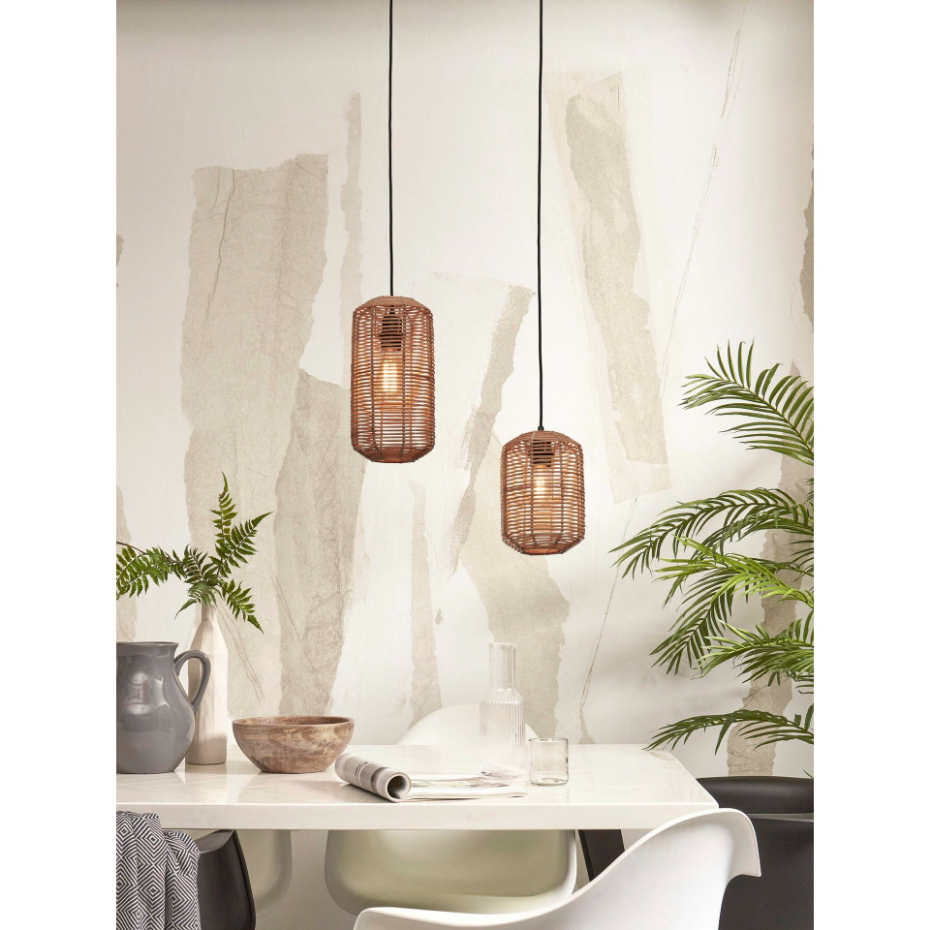 Lampe À Suspension Rotin TANAMI