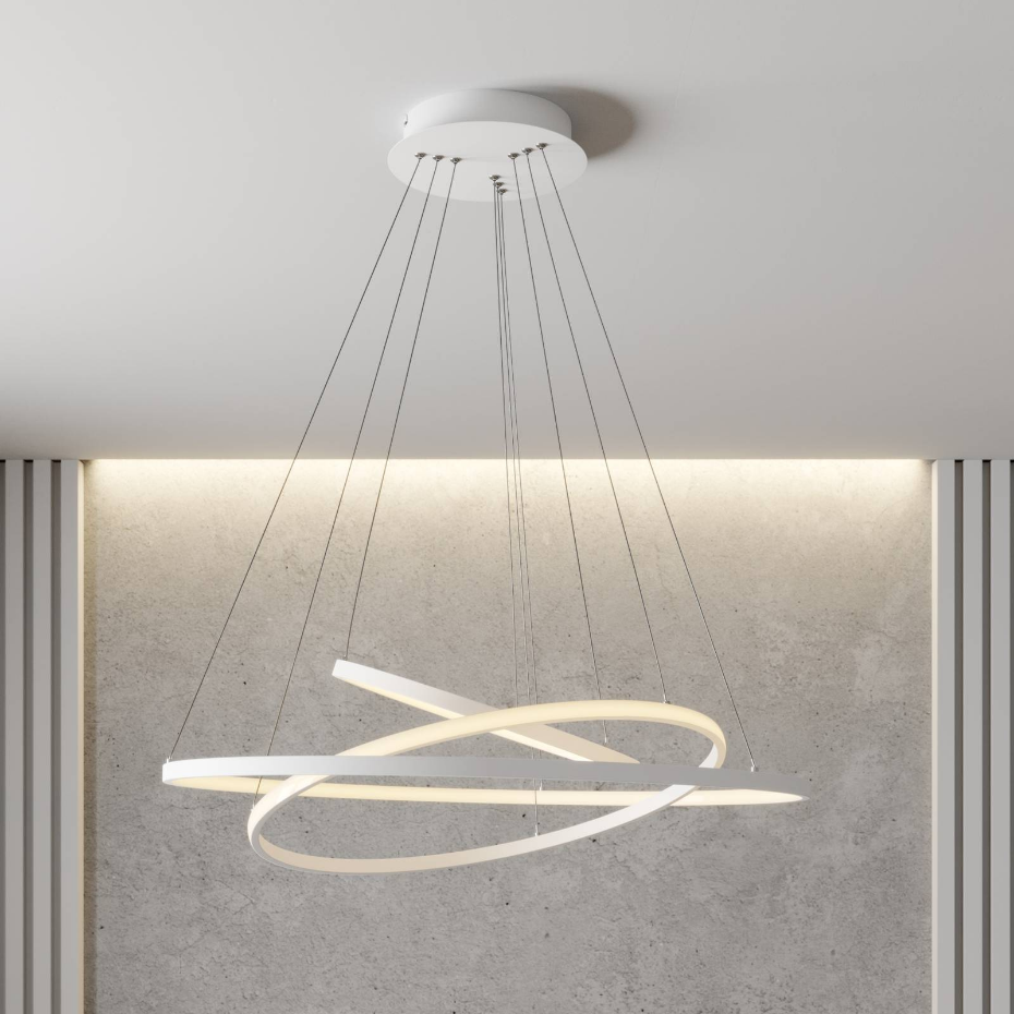 Suspension en métal moderneLED, Ezana
