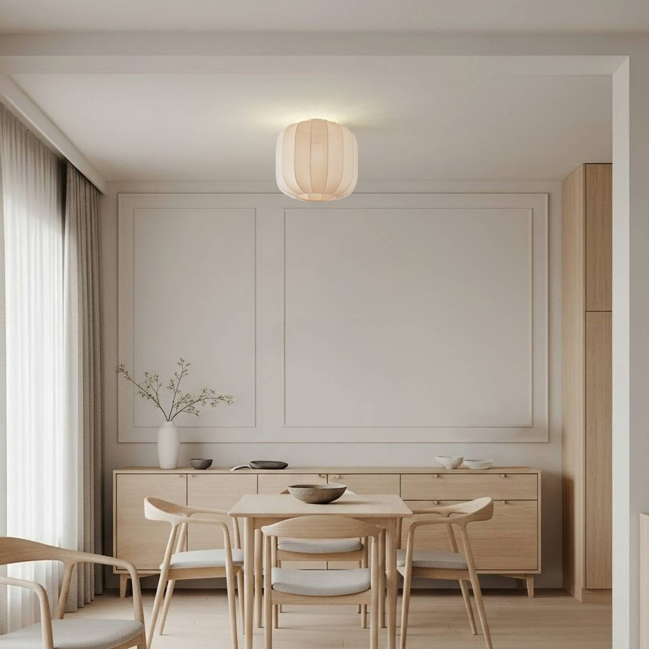 Plafonnier en textile scandinave, Helin