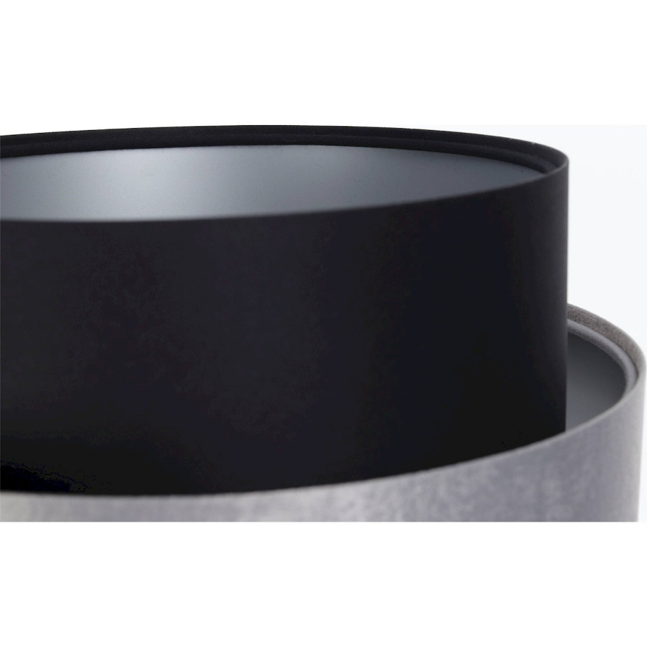 Lampe à poser en tissu rond Duo ellegant