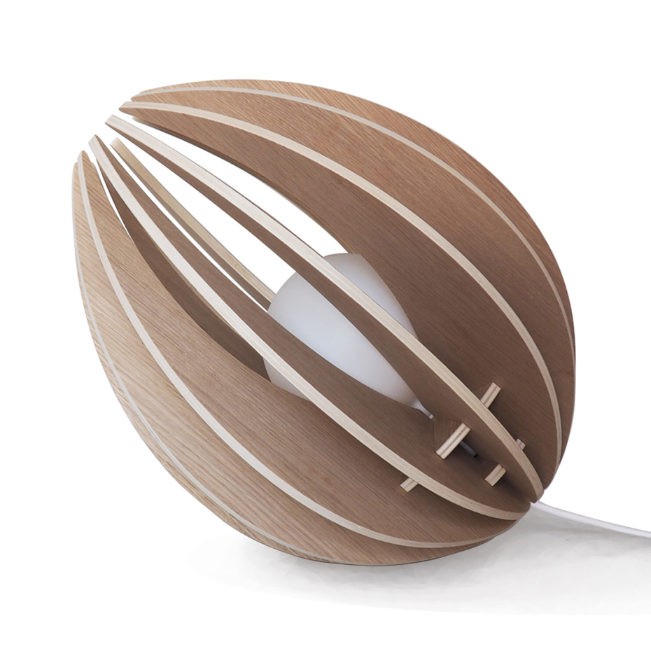 Lampe à poser chêne - FEVE