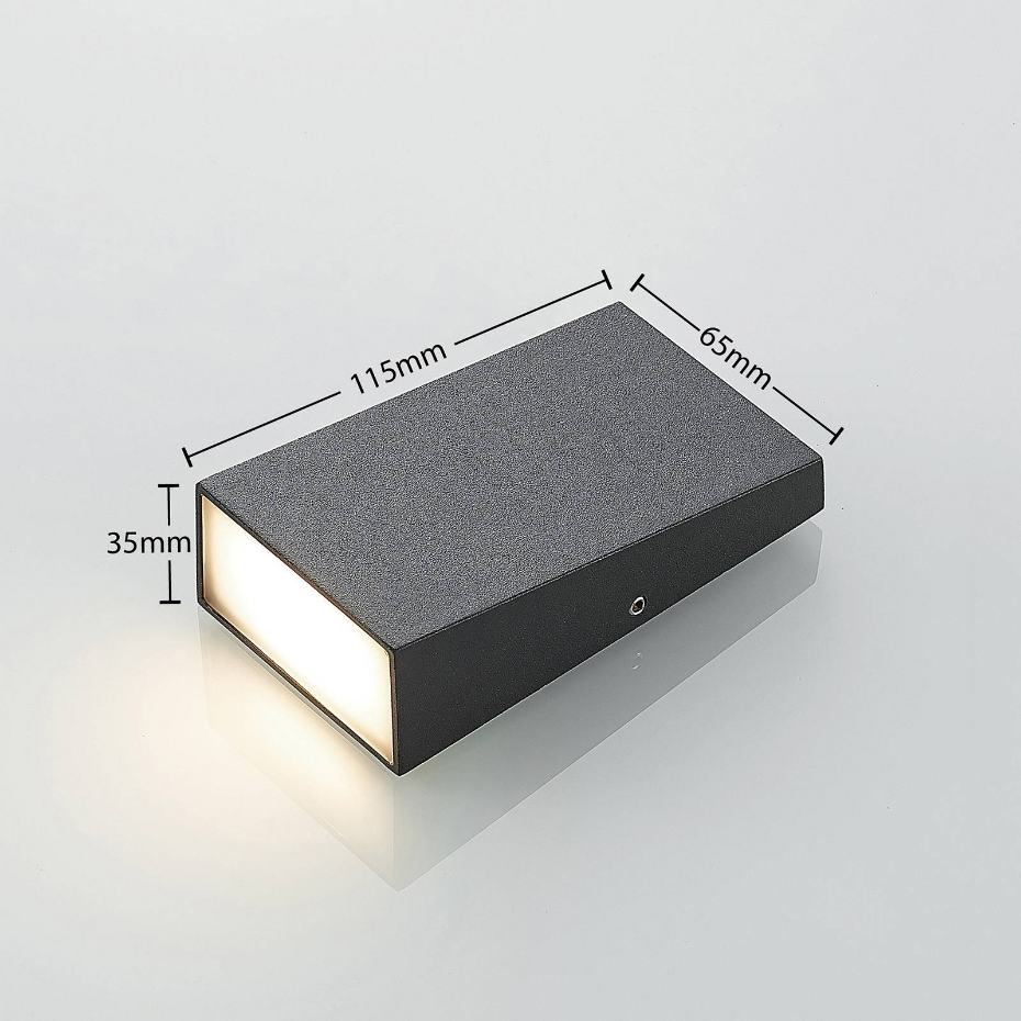 Applique extérieure en aluminium moderneLED