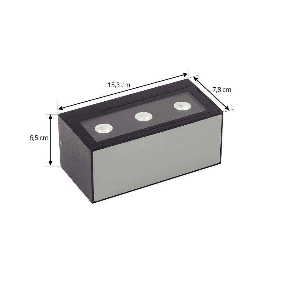 Applique extérieure en aluminium moderneLED