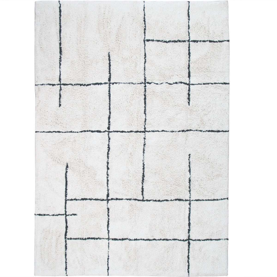 Tapis salon lavable berbère en coton  ATLAS - style bohème