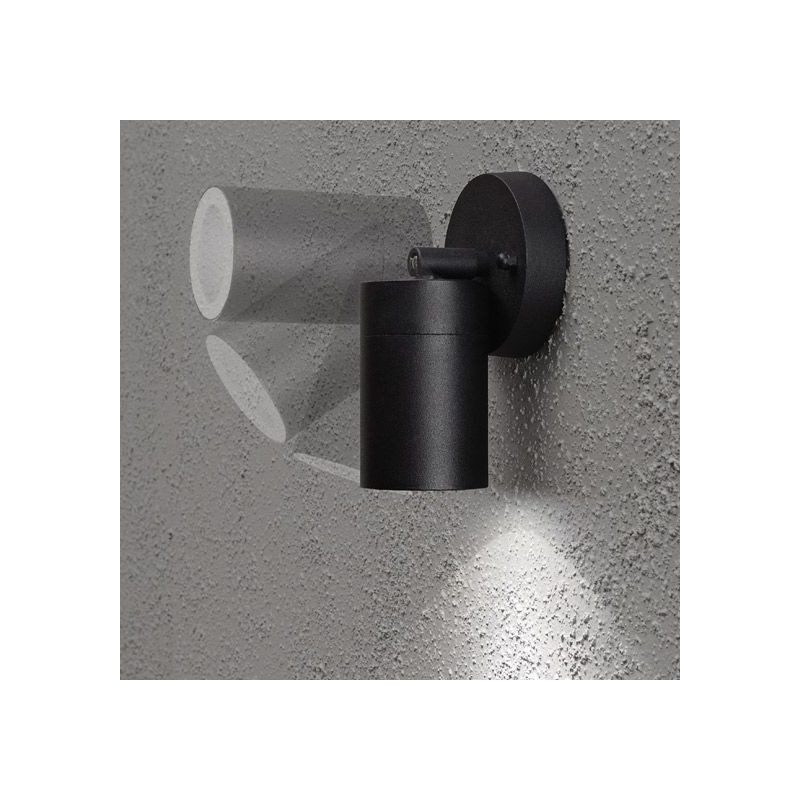 Applique Extérieure orientable Myra Noir Mat