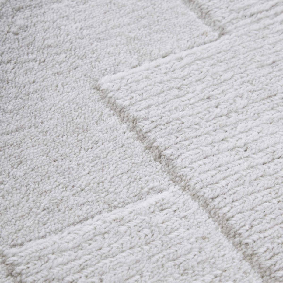 Tapis salon, motif géométrique authentique, WILHELMINE, tissé main