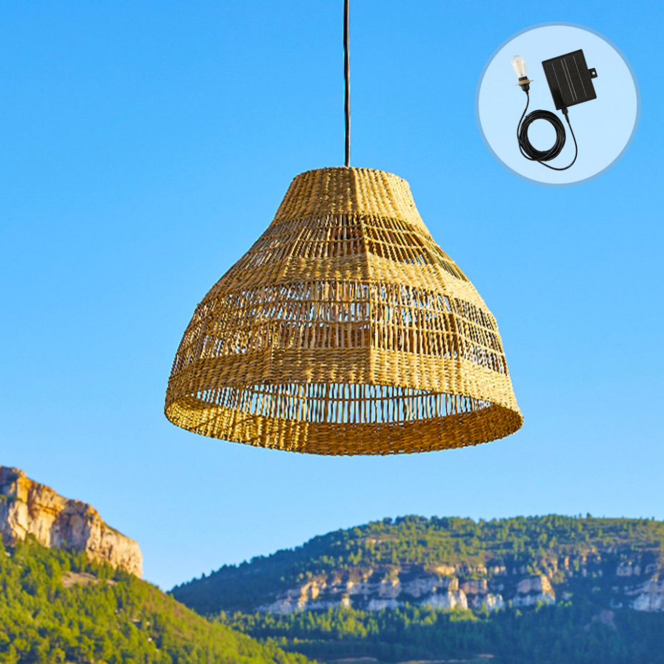 Suspension solaire bohème MERIDA SOLAR H34cm