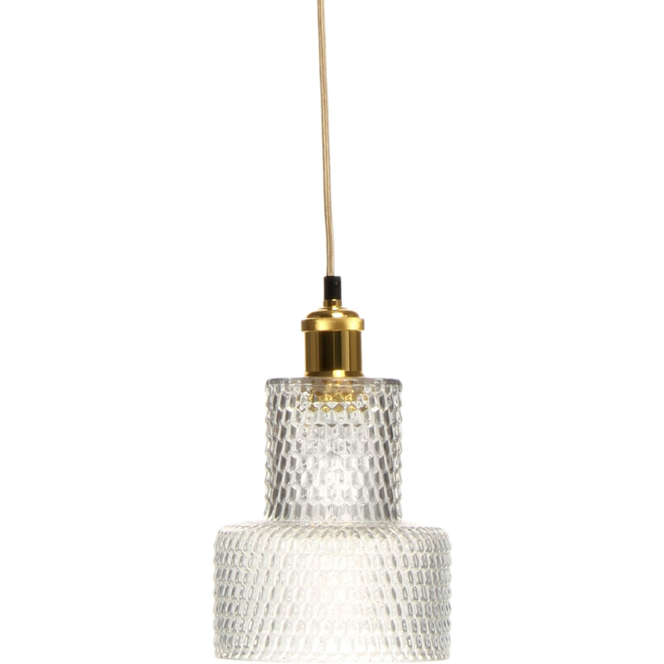 Suspension en verre transparent Mona 125