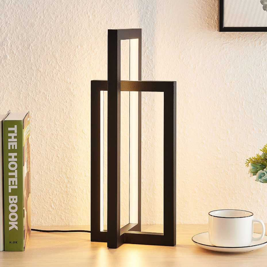 Lampe à poser en aluminium moderneLED, Hylda
