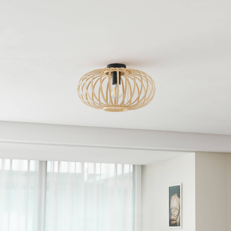 Plafonnier en bambou traditionnel, Lielle