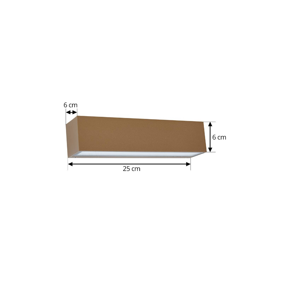 Applique extérieure en aluminium moderneLED