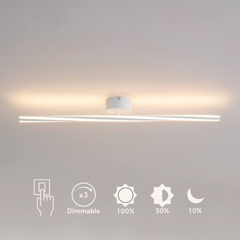 Applique ou plafonnier LED aluminium - ELLA