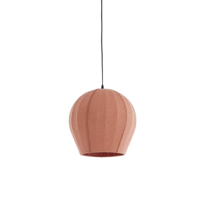 Suspension tissu bouclé corail Zagori