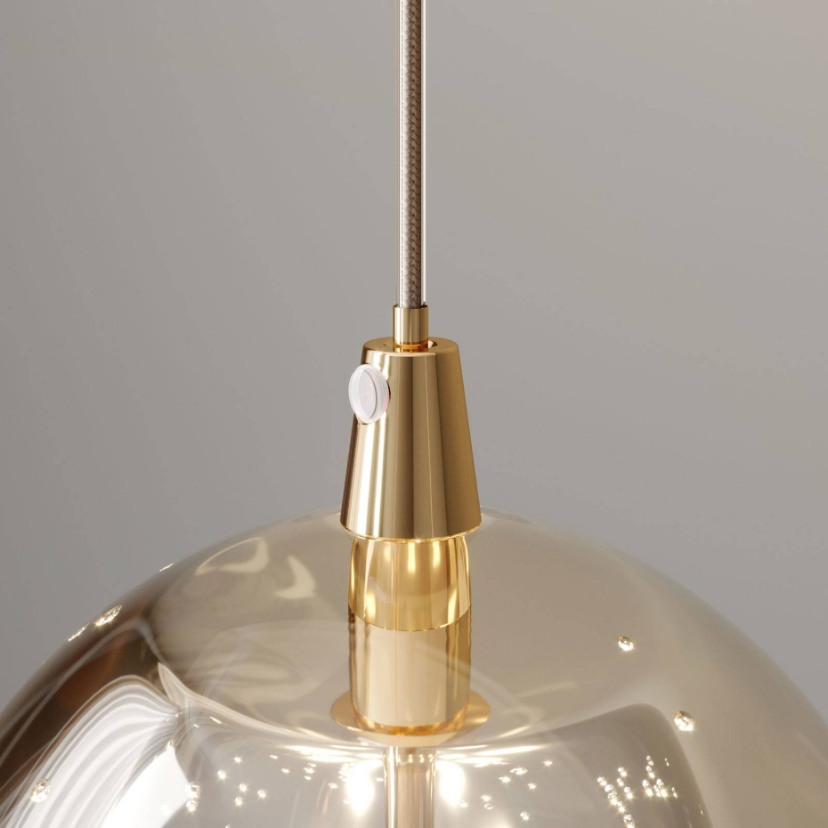 Suspension en verre moderneLED, Hayley