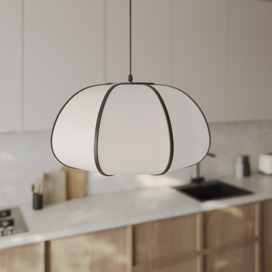 Suspension en bambou D38 cm - HANA