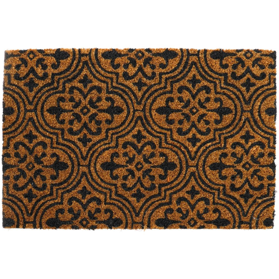 Paillasson en fibres de coco Arabesques 60 x 40 cm modèle aléatoire