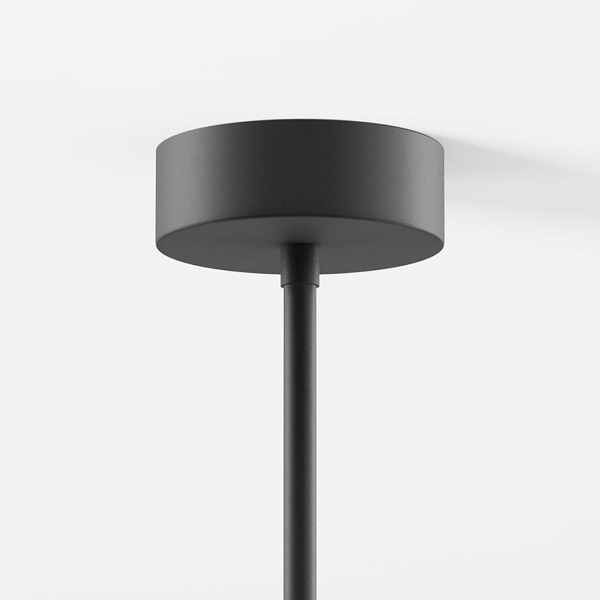 Suspension noire LED – bras articulé avec 1 ampoule OCALA