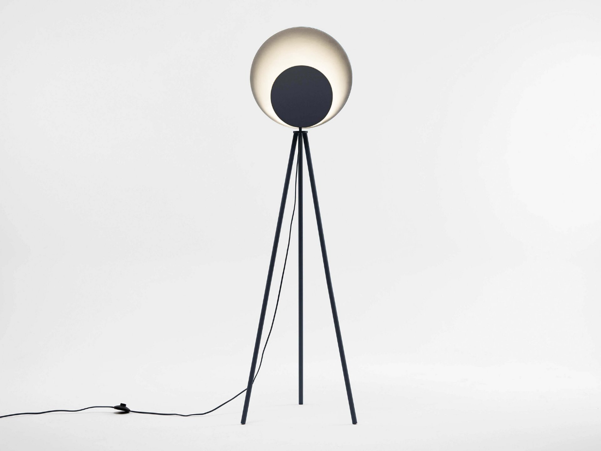 Lampadaire diffuseur métal