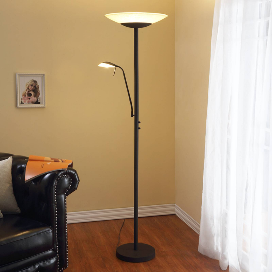 Lampadaire en métal moderneLED, Ragna