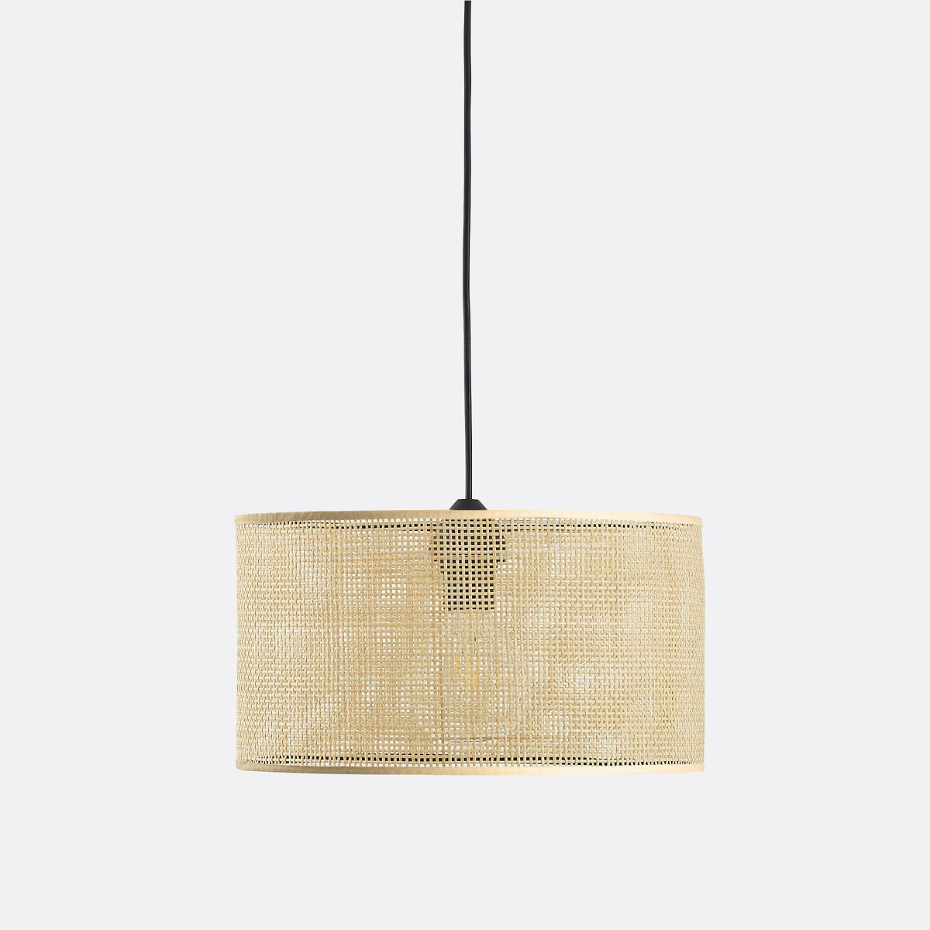 Suspension / Abat-jour en cannage Ø40 cm, Dolkie