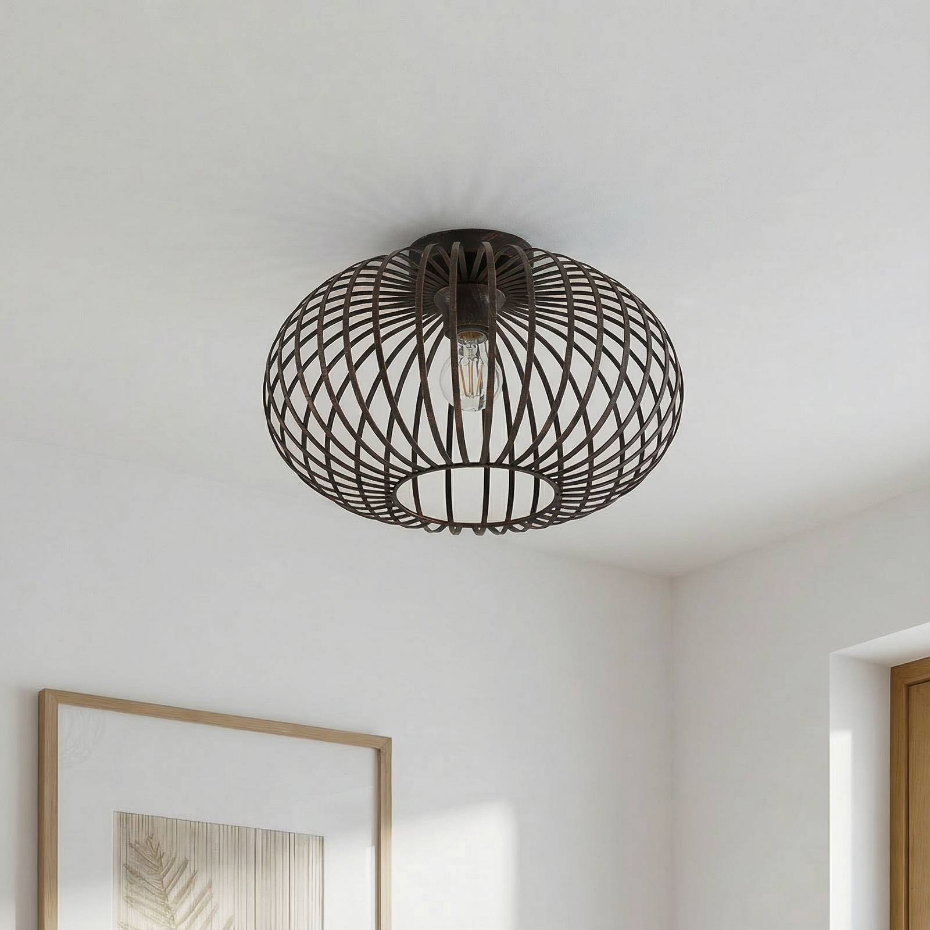 Plafonnier en métal moderne, Rosalea