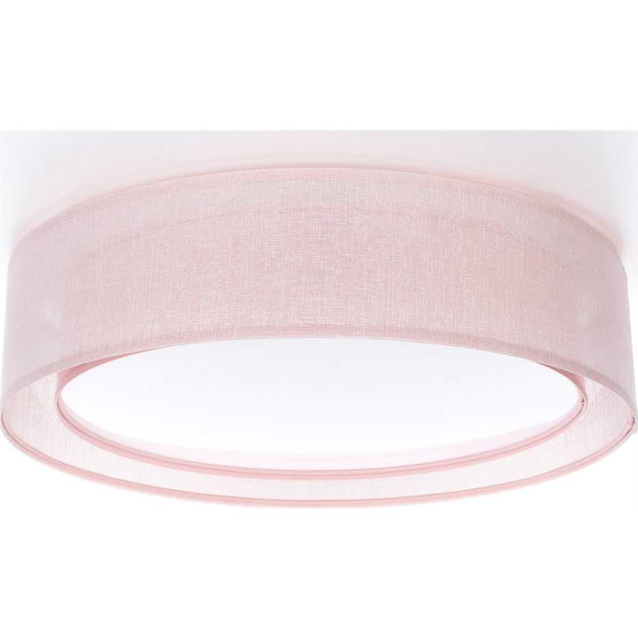 Plafonnier rond en tissu Puro