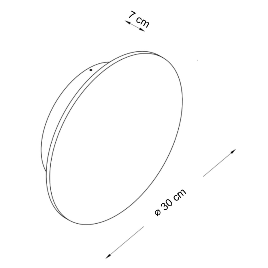 Applique LED circulaire moderne - LUNAR