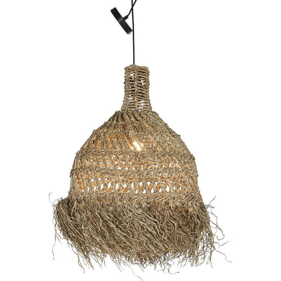 Suspension plafond ronde en fibre naturelle Item Home Lamps 2c 24