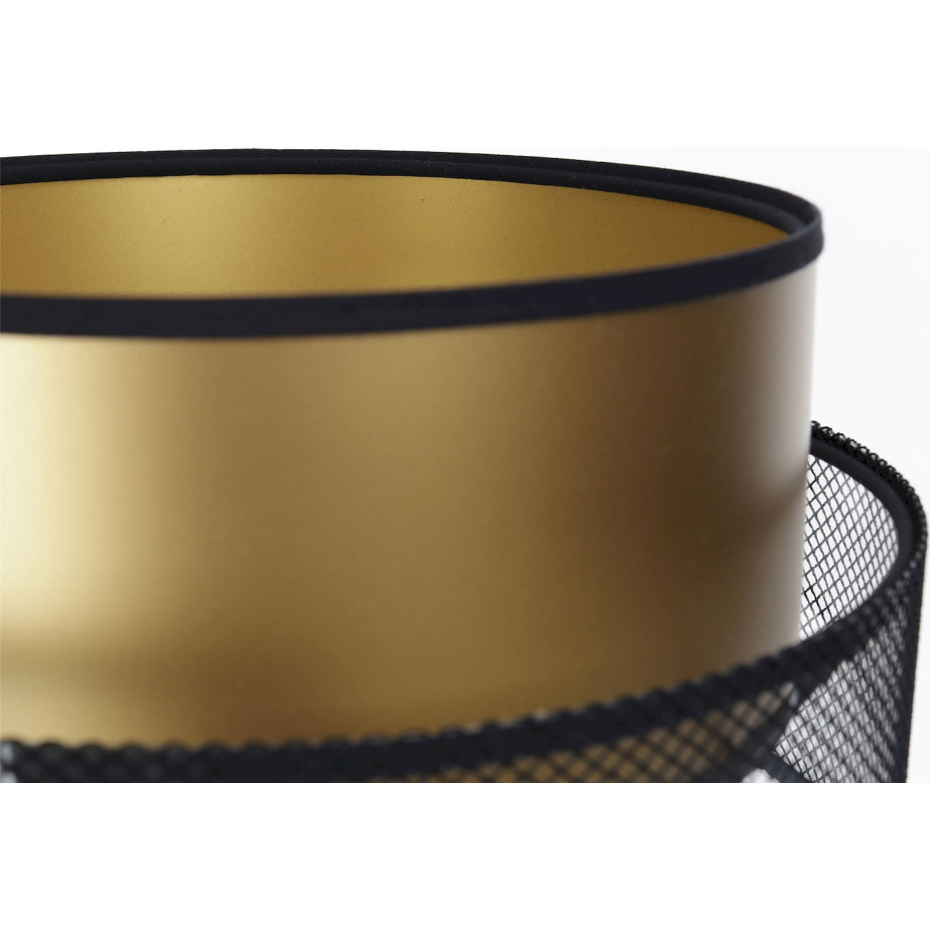 Lampe à poser ronde en PVC effet maille Duo ellegant