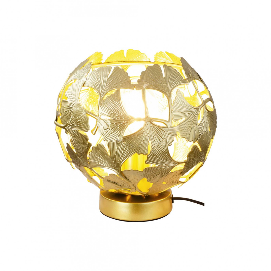 Lampe en métal feuilles de ginko biloba, OSMOSE
