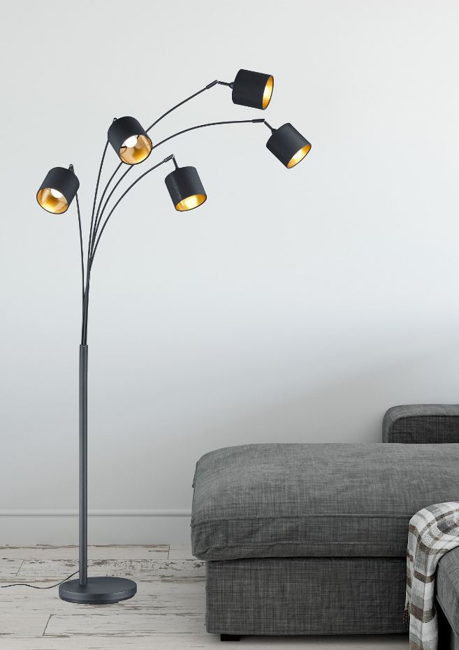 Lampadaire design en métal, TOMMY