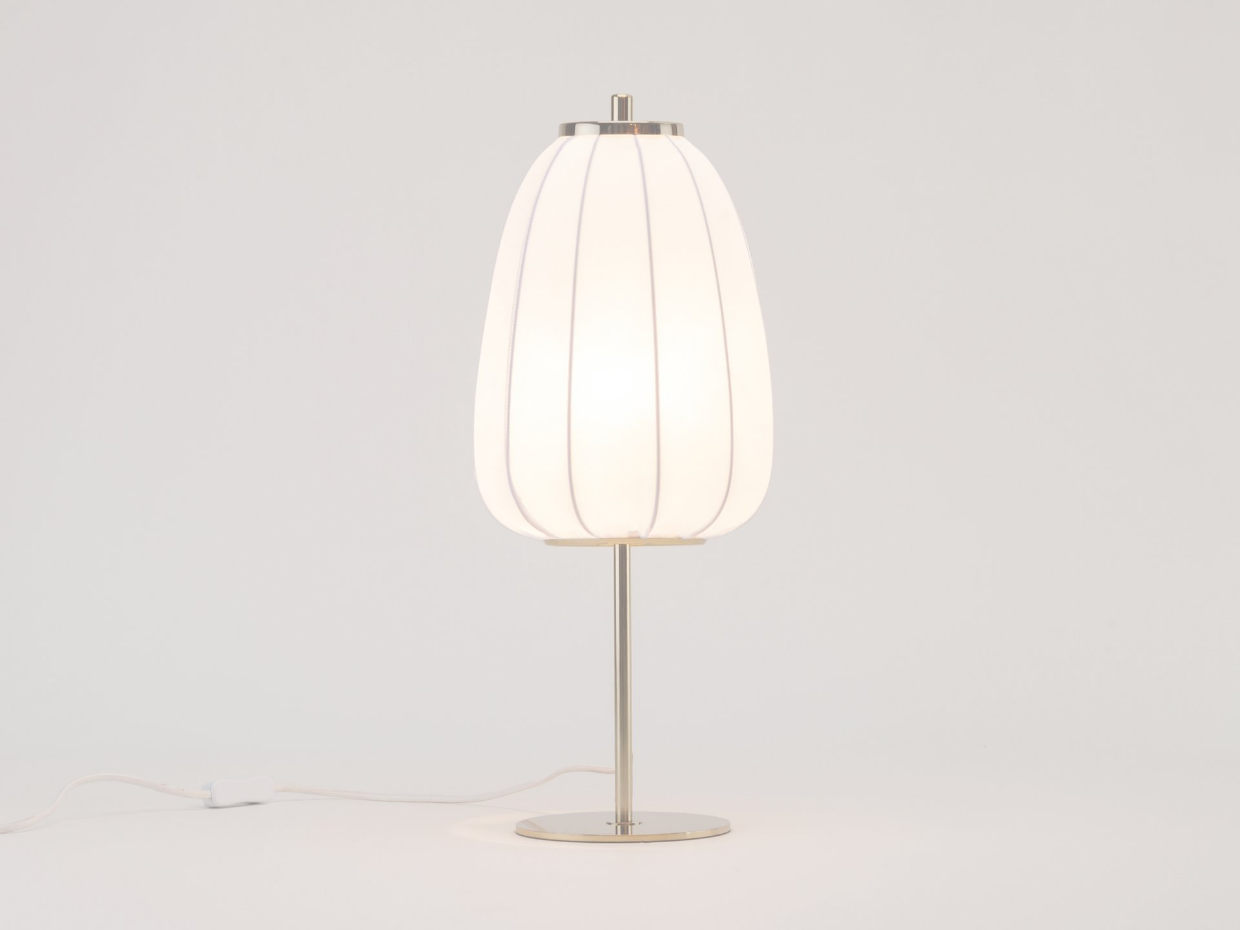 Lampe de table en tissu doux