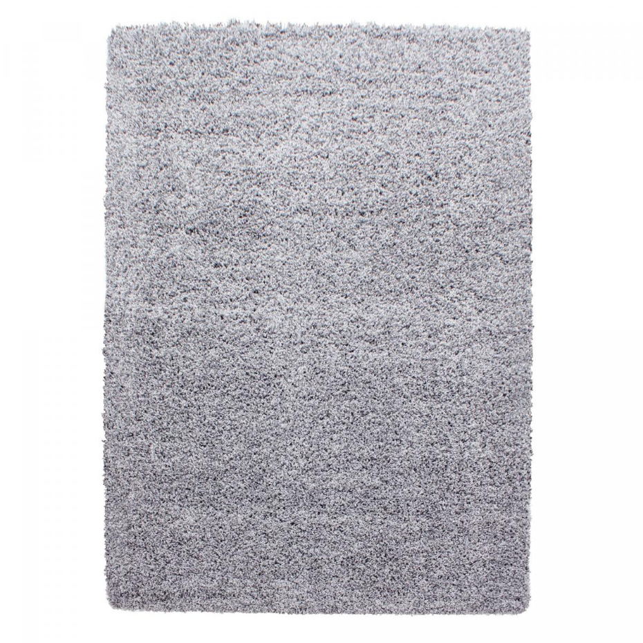 Tapis poils longs shaggy tissé motif uni UNI L