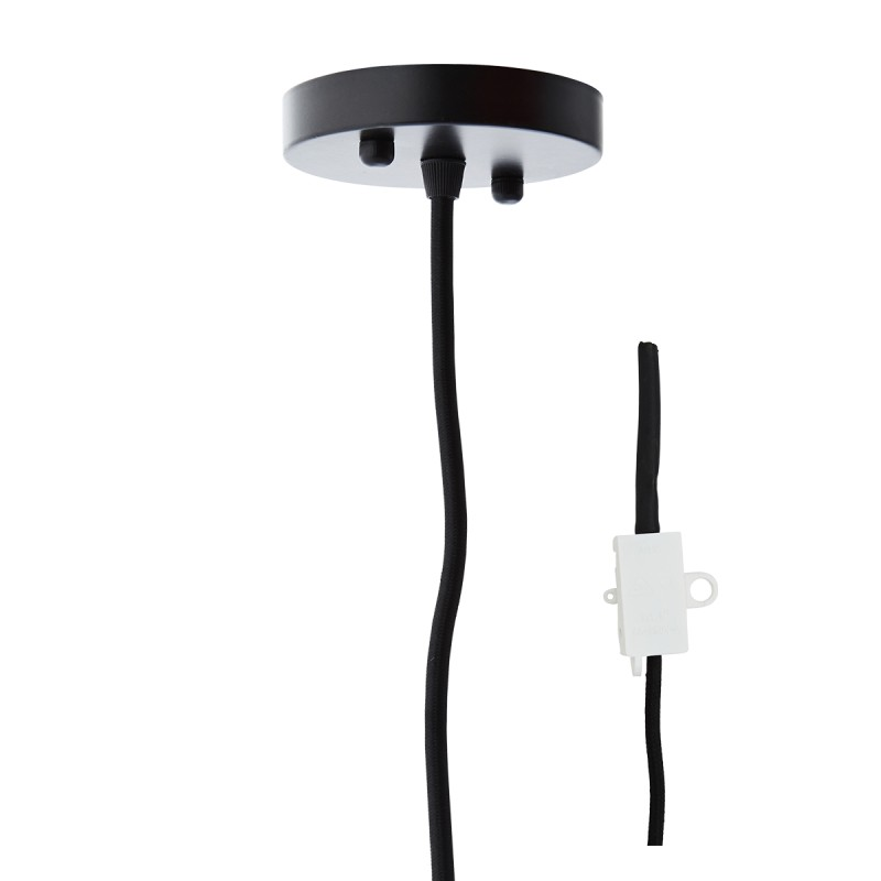 Suspension bambou rotin