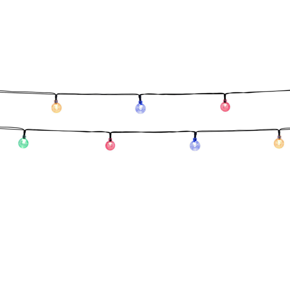 Guirlande solaire FESTY COLOR RGB 20 globes 5.8M