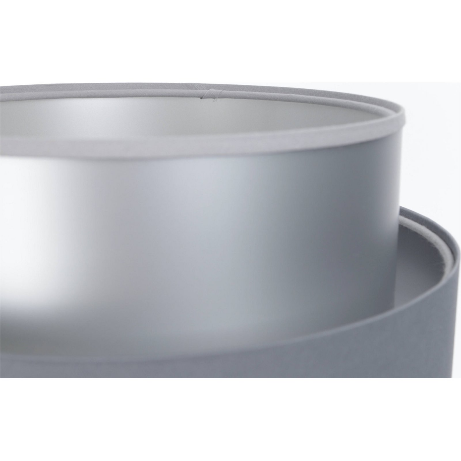 Lampe à poser ronde en tissu Duo ellegant