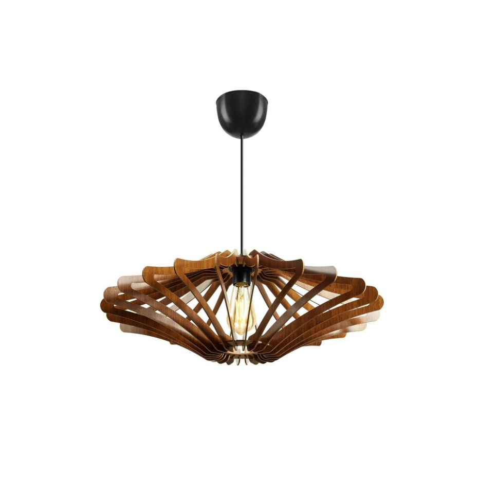 Suspension salle à manger marron - forme graphique BIEL