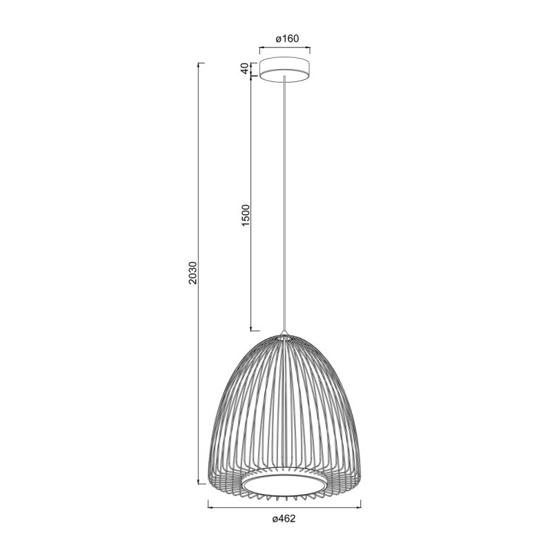 Suspension en métal design, D.46.2 , SMART
