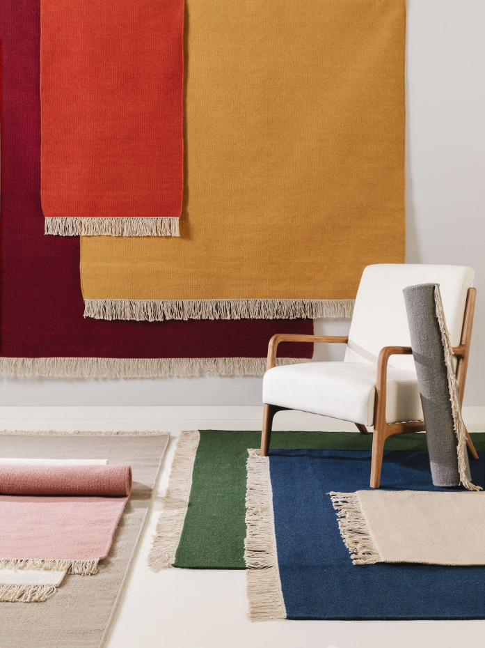 Tapis de laine tissé main LIV